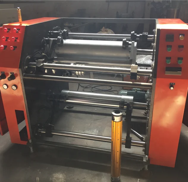 HT-500 Semi автоматическая стретч-пленки перемотки и продольно-резательная машина