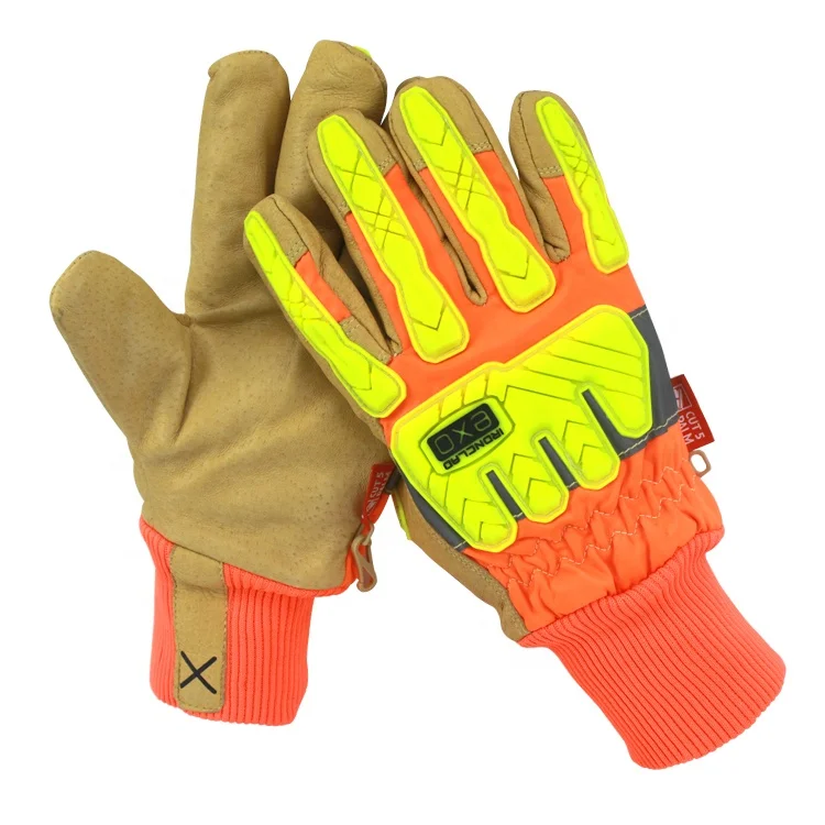 
Low Price Guaranteed Quality Anti-cutting Fireproof Pigskin Gloves 