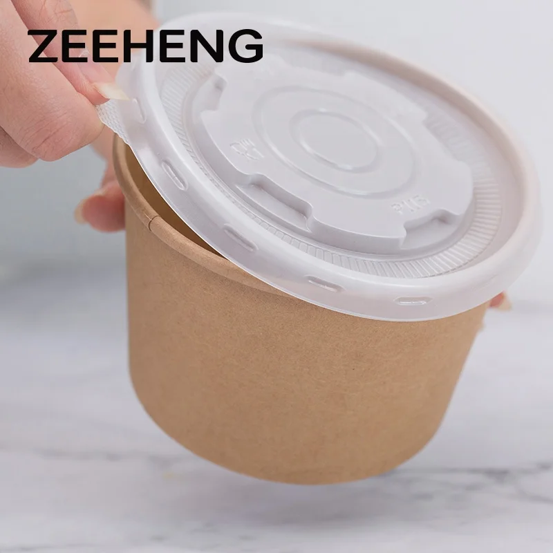 Food grade disposable custom printed paper sauce bowl salad bowl