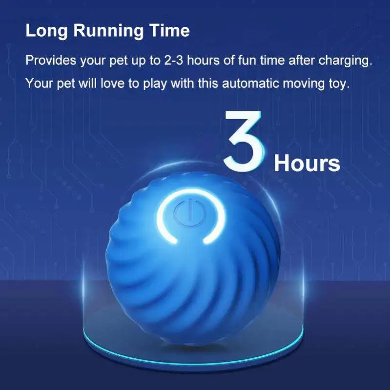 wholesale Smart Moving Pet Toy Ball Interactive Pet Toy Ball electric pet cat toys automatic rolling smart cat