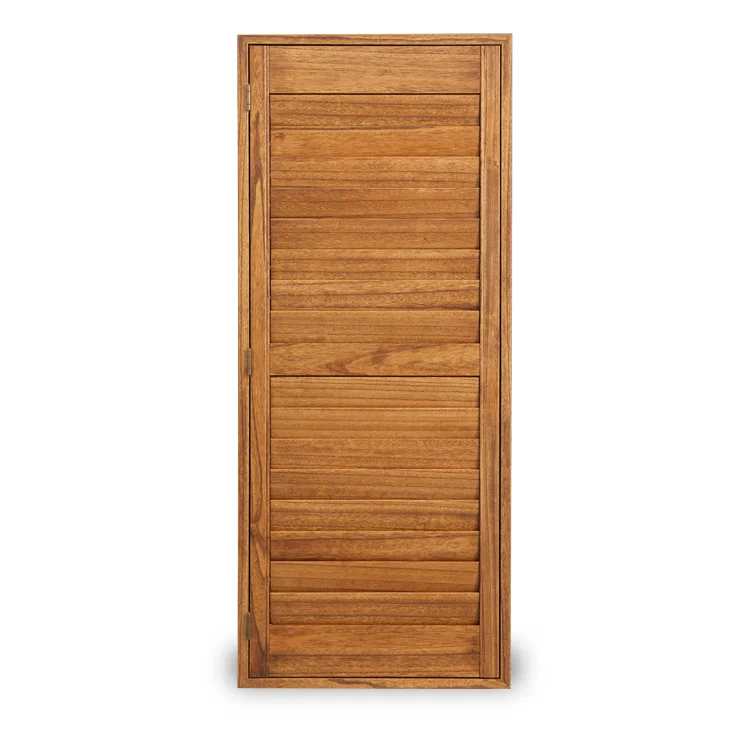 Paulownia Wood Shutter Wood  Full height shutters Louver Door Decorative Window Shutters
