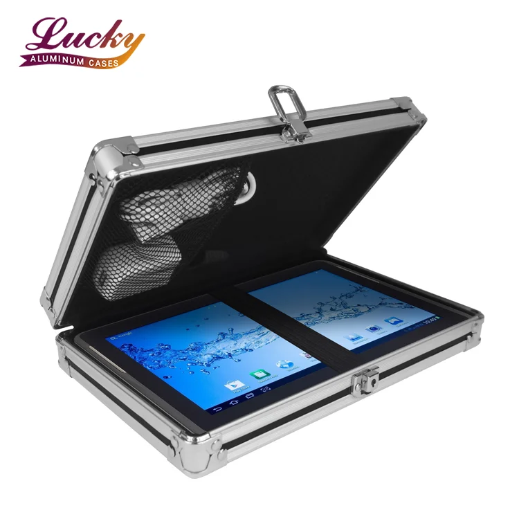 Professional aluminum case large capacity aluminum attache case classic aluminum briefcase for laptop and documents