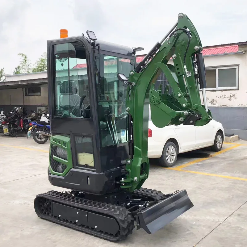 Free shipping micro digger EPA 1.5t small digger kubota engine Micro caterpillar excavator 1.8ton 2ton mini excavators