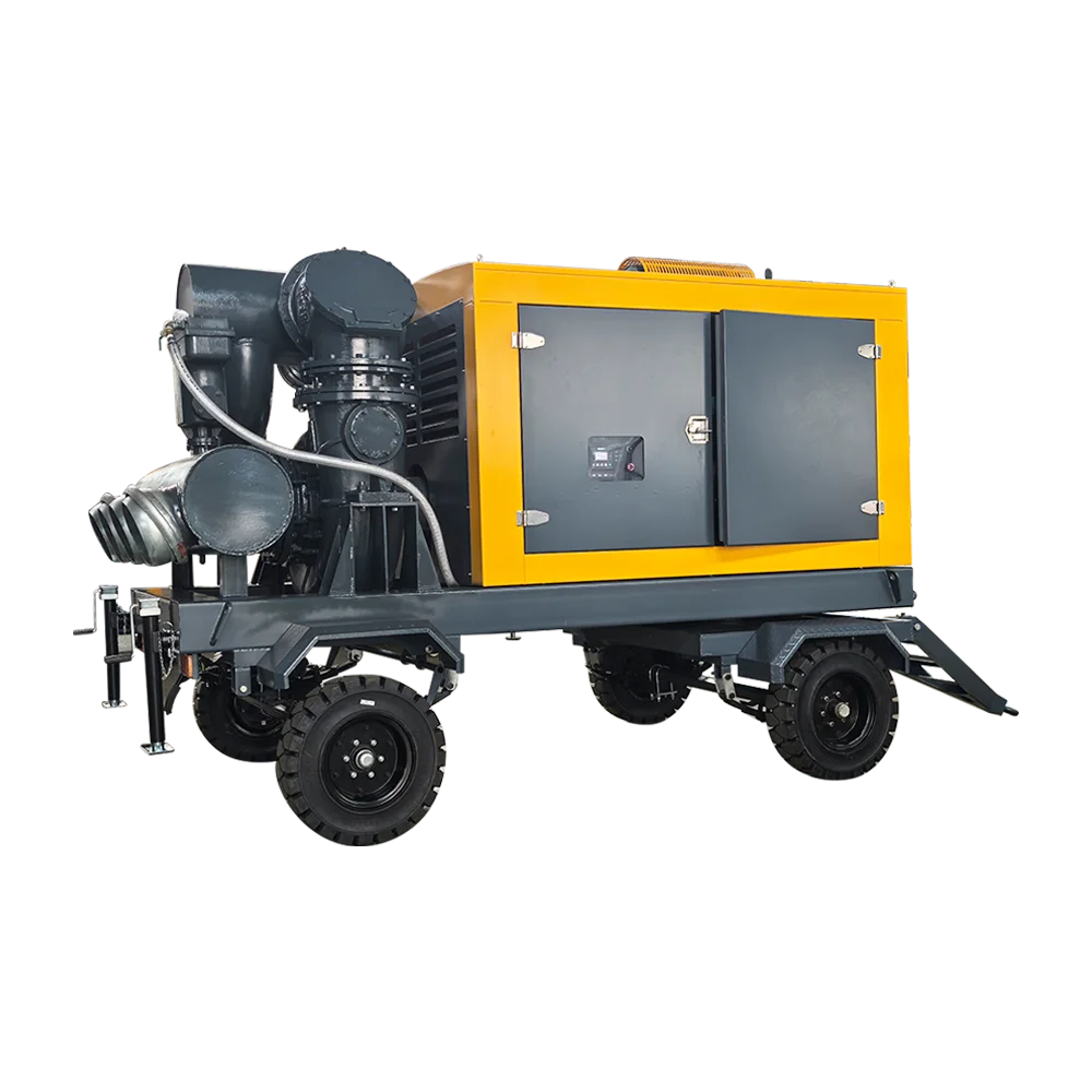 Fixed type high quality diesel engine customized vacuum centrifugal pumping station