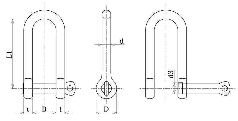 Anti-Shedding manufacturing store tool and hardware shackles