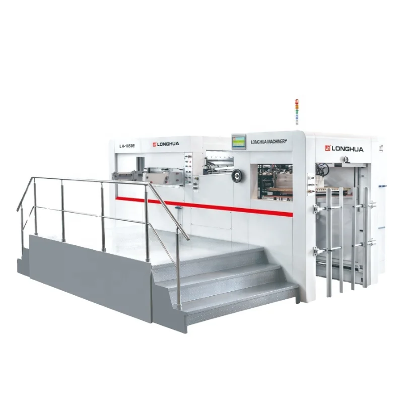 Sheet To Sheet Heavy Duty Automatic Die Creasing Kiss Cutting Machine For Paper And Plastic PVC PP PET