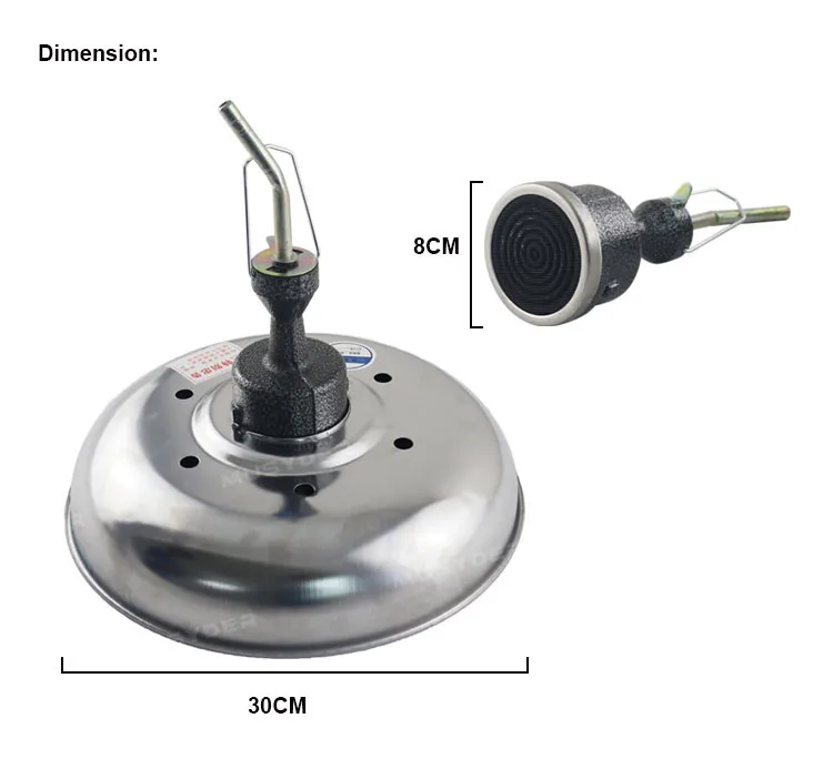 the best price factory wholesale stainless steel lamparas de biogas biogas lamp biogas room heater equipment accessories