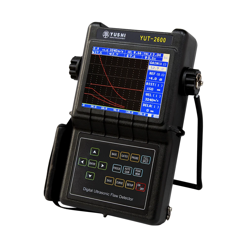 YUSHI YUT2600 flaw detection by ultrasonic with ultrasonic testing methods DAC curve function