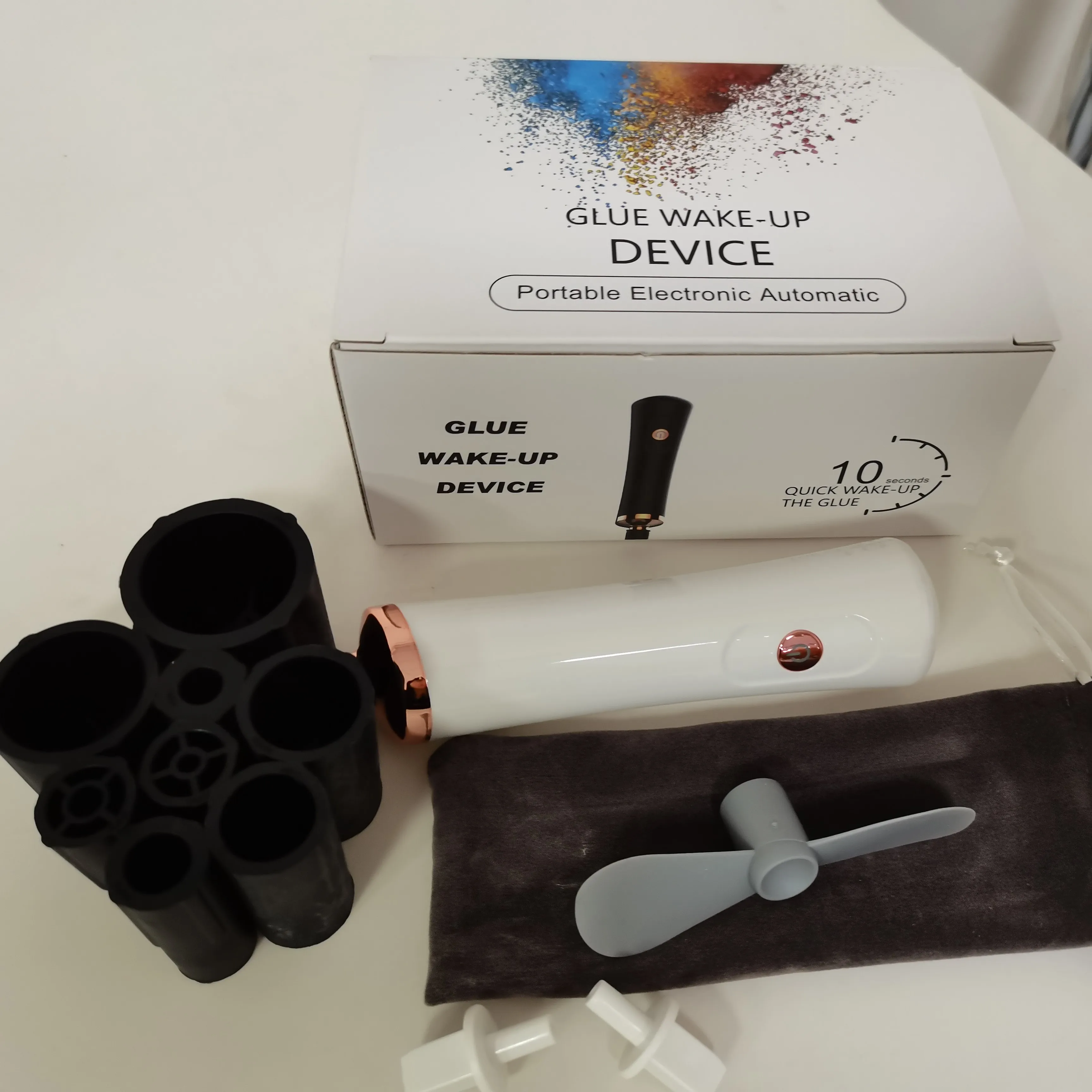 Nail Lacquer Shaker Portable Electric Eyelash Glue Shaker Glue Nail Polish Tattoo Ink Multifunction Machine