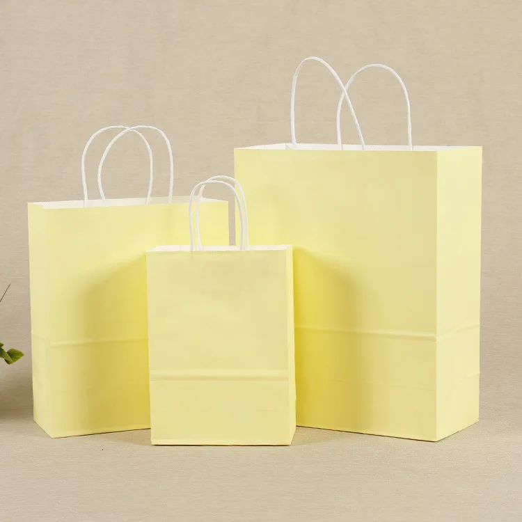 Cheapest recycled eco-friendly green Shopping Paper Hand Bag With Handles manufacturer china wholesale party bags paper