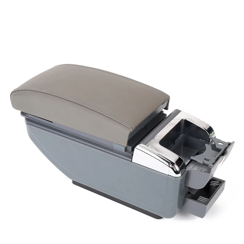 
Manufacturer latest whole universal multifunction LED car armrest console box with usb 