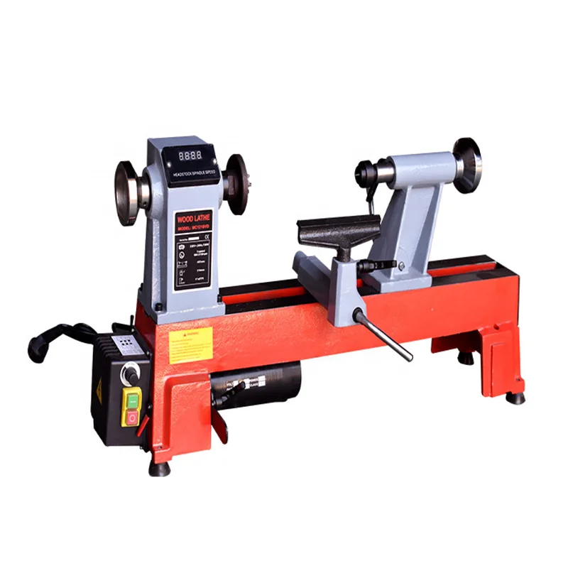 The portable lathe for turning wood wood lathe and automatic bead machine mini wood lathe MC1018