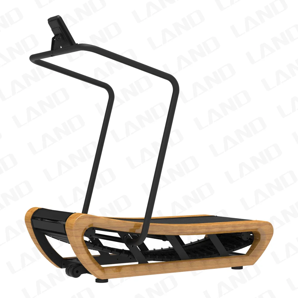 Unpowered Treadmill Factory Price Commercial/Home/Gym Cardio Treadmill  No motor Treadmill Curve Wood curved treadmill