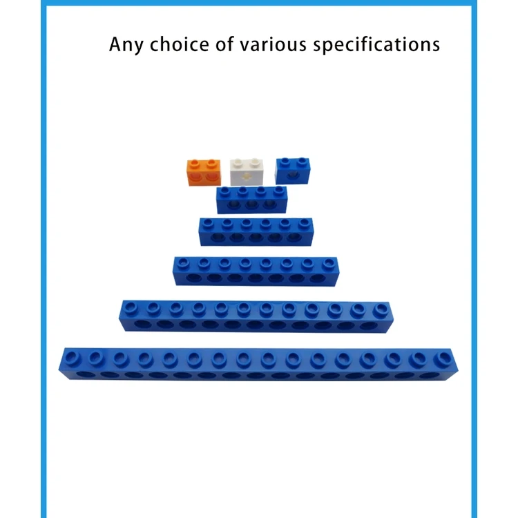 New Style Hot Selling Replace Plastic with Holes Building Blocks Toy Bricks Diy Educational Toys