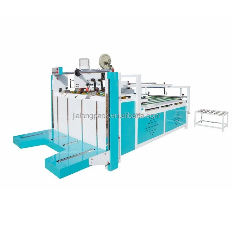 Semi Automatic Carton Folder Gluer Machine Factory Direct Sale Corrugated Box Folder Gluer