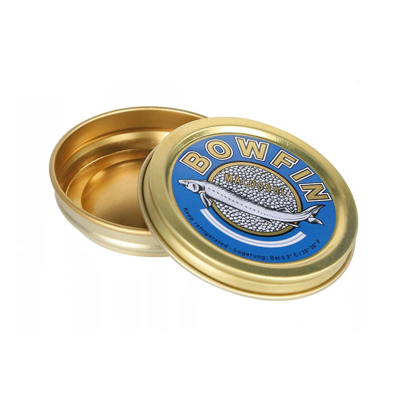 Оптовая продажа упаковочных жестяных банок для пищевых продуктов золотого цвета