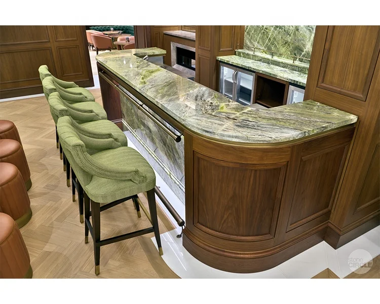 Nature Italian Marble Names Green Marble Wall Panel For Kitchen Island Slab Wall Bar Desk Green Stone Marble Alternative