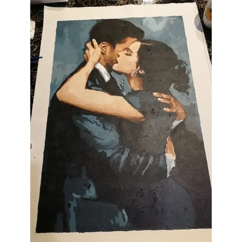 
Photo Custom Free DIY Oil Paint Painting by Number 