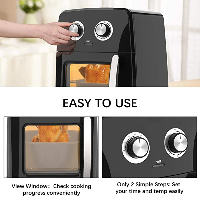 QANA 12L Multifunctional Oil-Free Deep Fryer Wi-Fi Supported Frying Safe Accessories Electric Deep Fryer