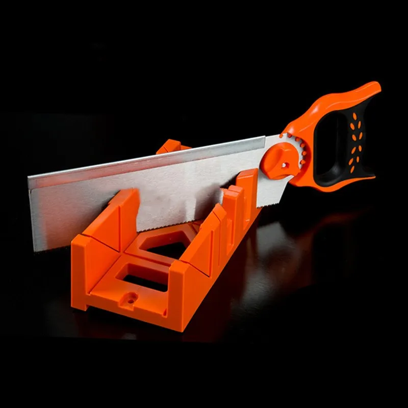 Woodworking Multi-function Inclined Saw Gauge Multi-angle Clip Back Saw Box 90 / 45 Degree Plastic Bag Woodworking Tools Wood