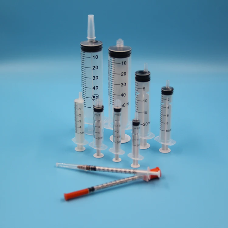 1ml, 2ml,3ml,5ml, 10ml Disposable Injection Syringe