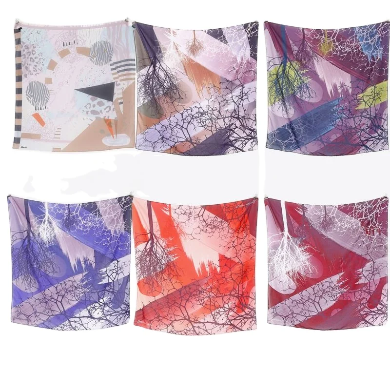 High Quality Comfortable Islamic Clothing Long Underscarf Singapour Inner Scarves shawl printing women square hijab scarf