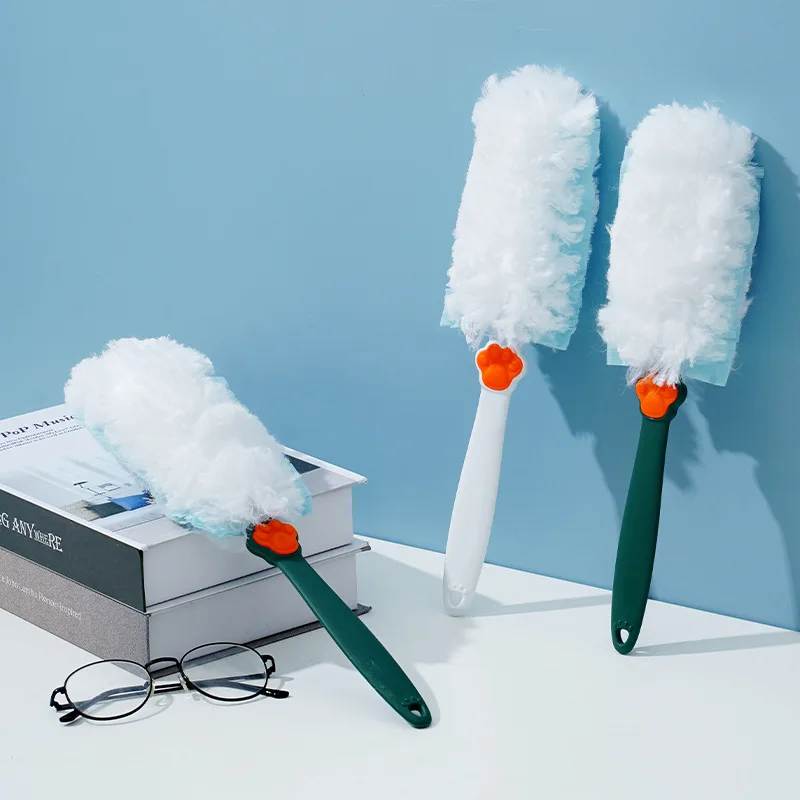 Disposable electrostatic duster household feather duster detachable cleaning brush dust cleaning dust cycling dust duster