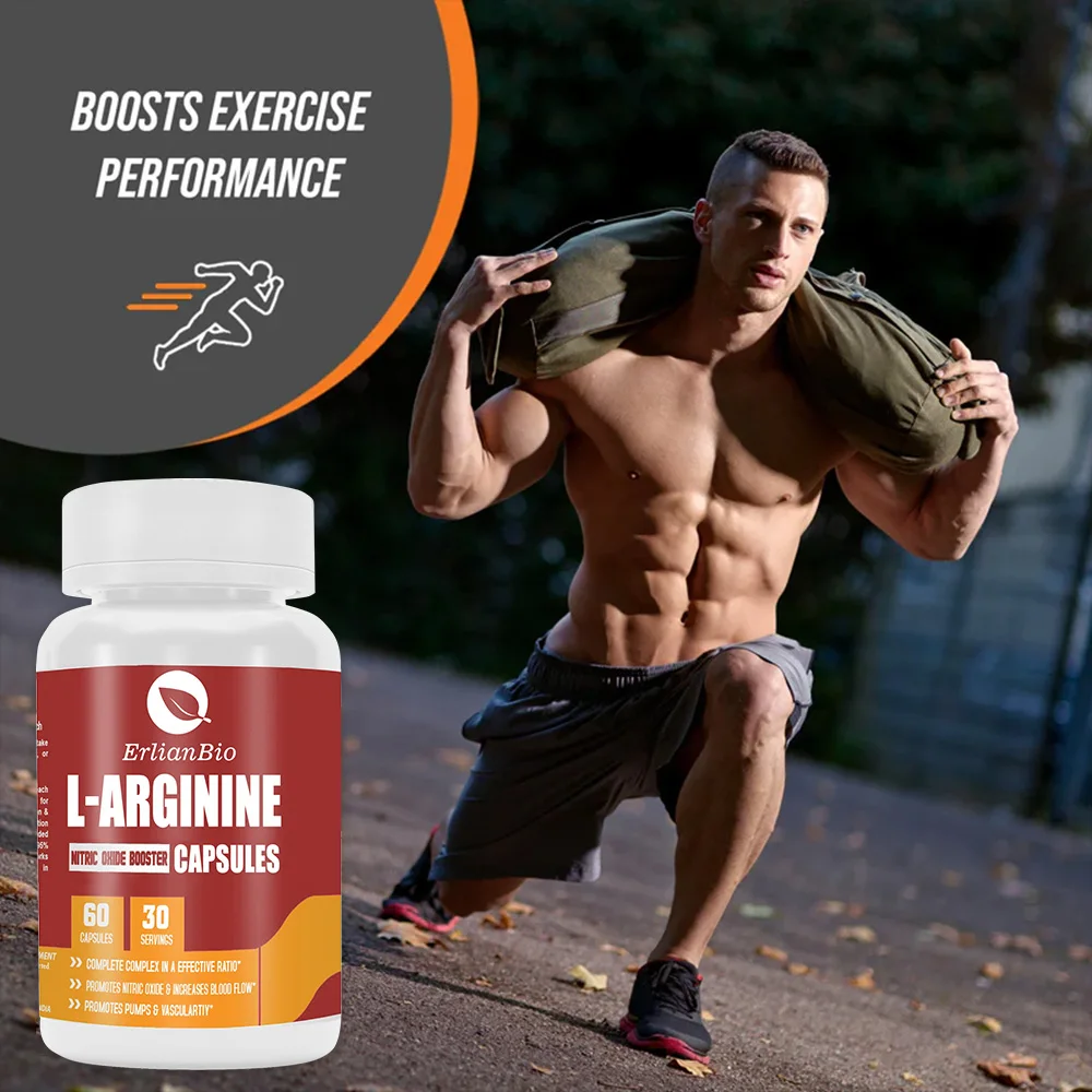 Arginine Sports Supplements Maintain Acid-base Balance and Improve Body Function L-Arginine Capsules