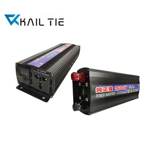 5000W Car RV Power Inverter DC 12V to 110V 120V 5 AC Outlets Home Car RV Solar Power Converter for Emergency