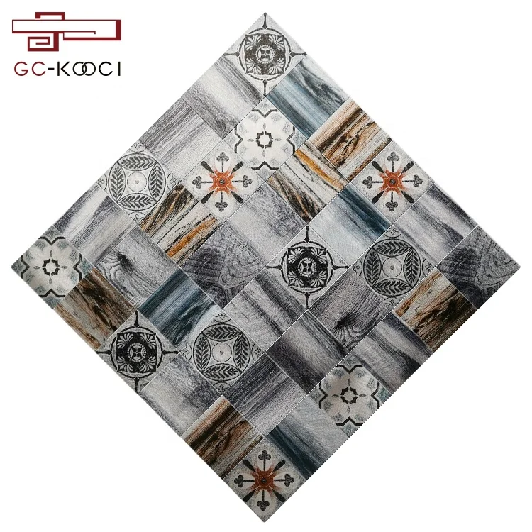 Self adhesive inkjet printed aluminum composite panel mosaic tile various Patterns mix wall decoration mosaic