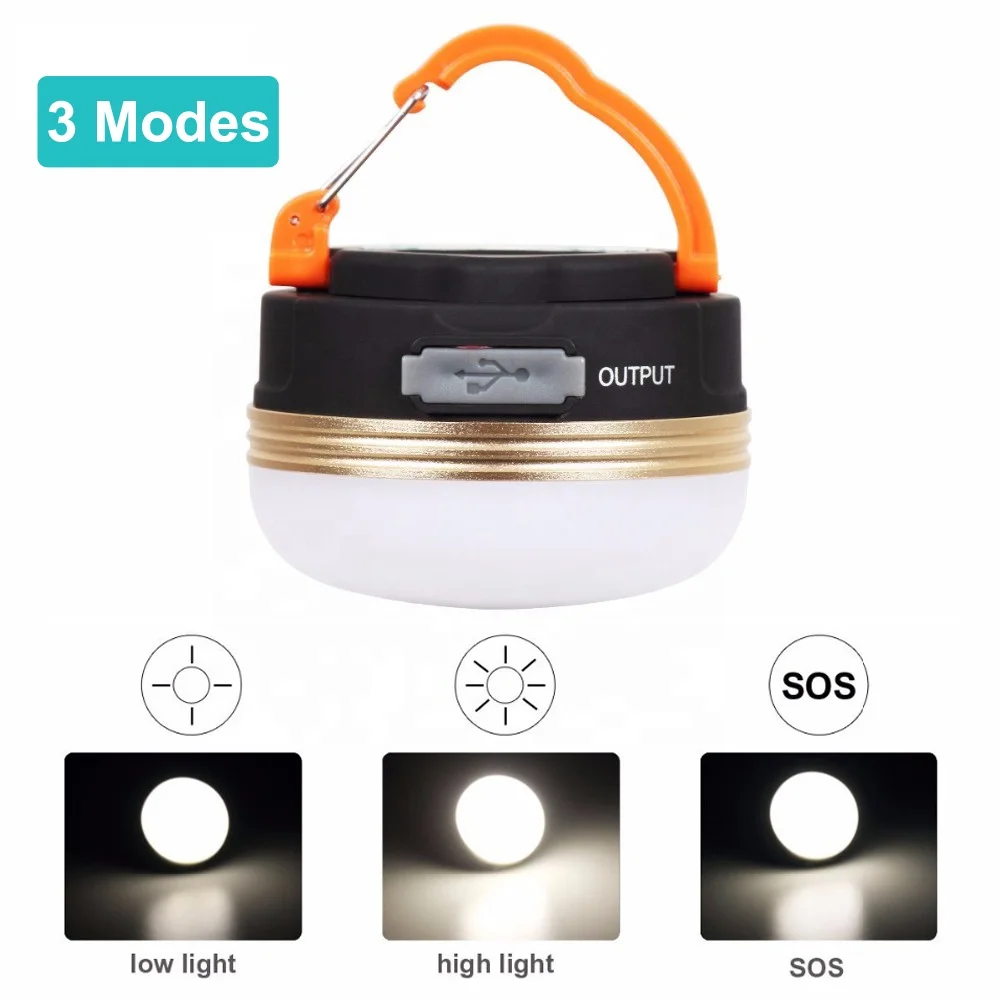 LED Portable Camping Lights Outdoor Hiking Fishing Multi-Mode Tent Lights Home Rechargeable Emergency Lights