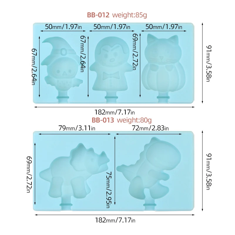 Food-Grade DIY Triceratops Tyrannosaurus Rex silicone ice cream mold 3D creative stereoscopic cartoon dinosaur pattern children