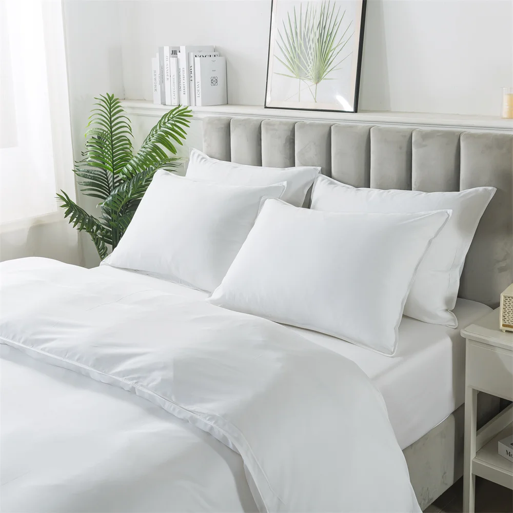 60% Bamboo & 40% Cotton 300 Thread Duvet Cover Set Single Spray with Fitted Sheet & Pillowcases