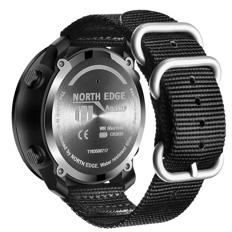 North Edge Apache Outdoor Curren Casual Sport Smart Mountaineering Swimming Marathon Watch For Men