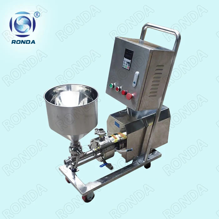 JRL sanitary SS316 material single stage homogeneous emulsion pump for soybean milk, ointment, pigment, etc.
