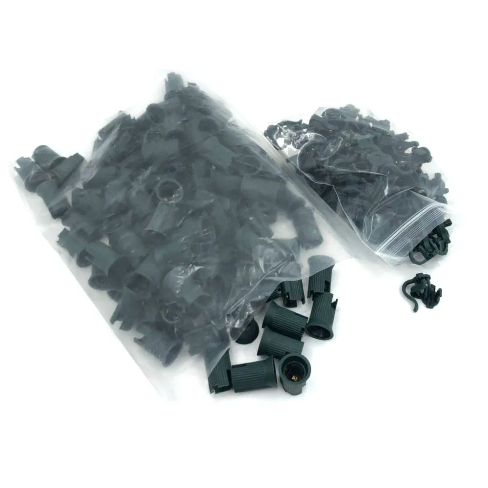 SPT-1 18awg Wires C7 E12 Bases Bulb Replacement C7 Lights Lamp Holder Sockets