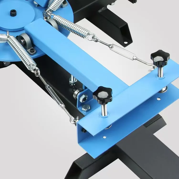 Easy to Operate Manual Screen Printing Machine for T Shirt High Quality Screen Printers Turntable Screen Printing Press