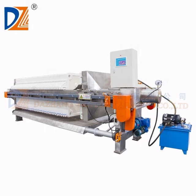Brewery Mash Dewatering Stainless Steel Recessed Filter Press for Beer Factory