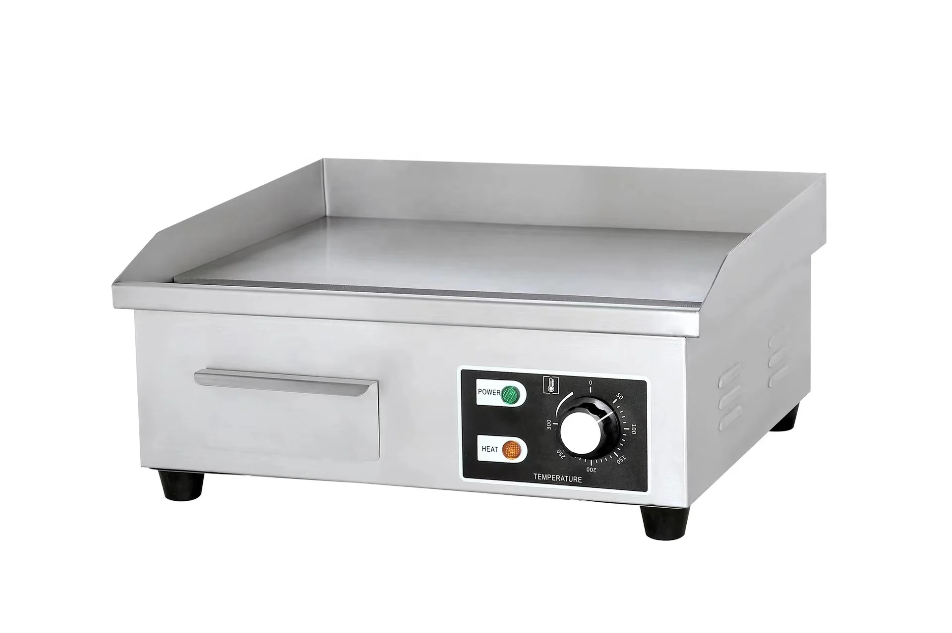 Commercial Electric Griddle,Electric Countertop Flat Top Griddle 110V 1600W With CE Approved