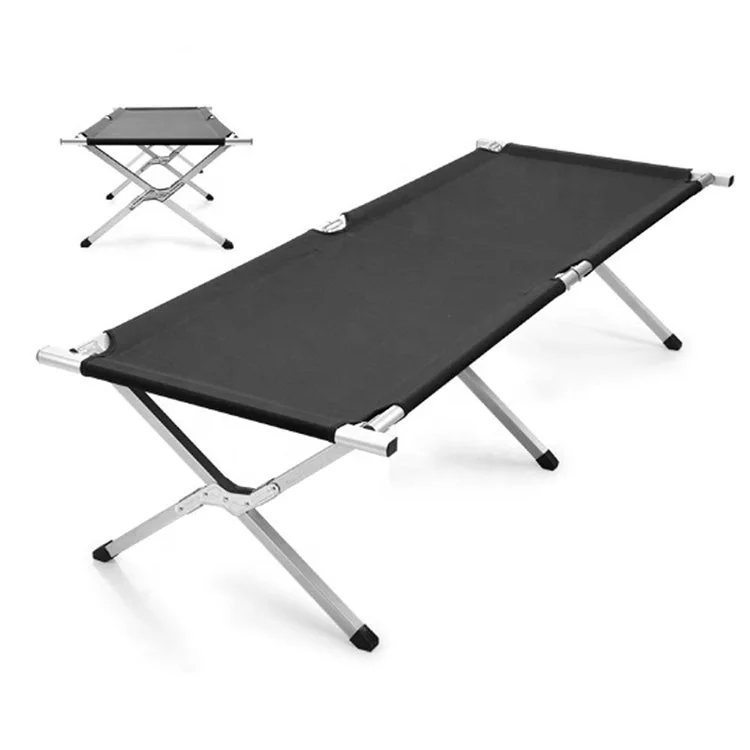 portable heavy duty camp folding cot bed for adult