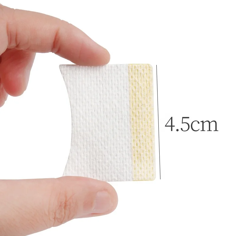 Disposable Eyelash Glue Remover Segregate Cotton Pads Under Eyes Skin Close Breathable Mild Soft Non-Irritation