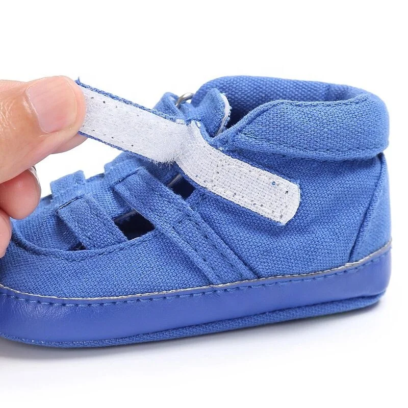 Toddler Cotton Canvas Sports Boy Slide Soft Infant Summer Baby Shoes Sandals