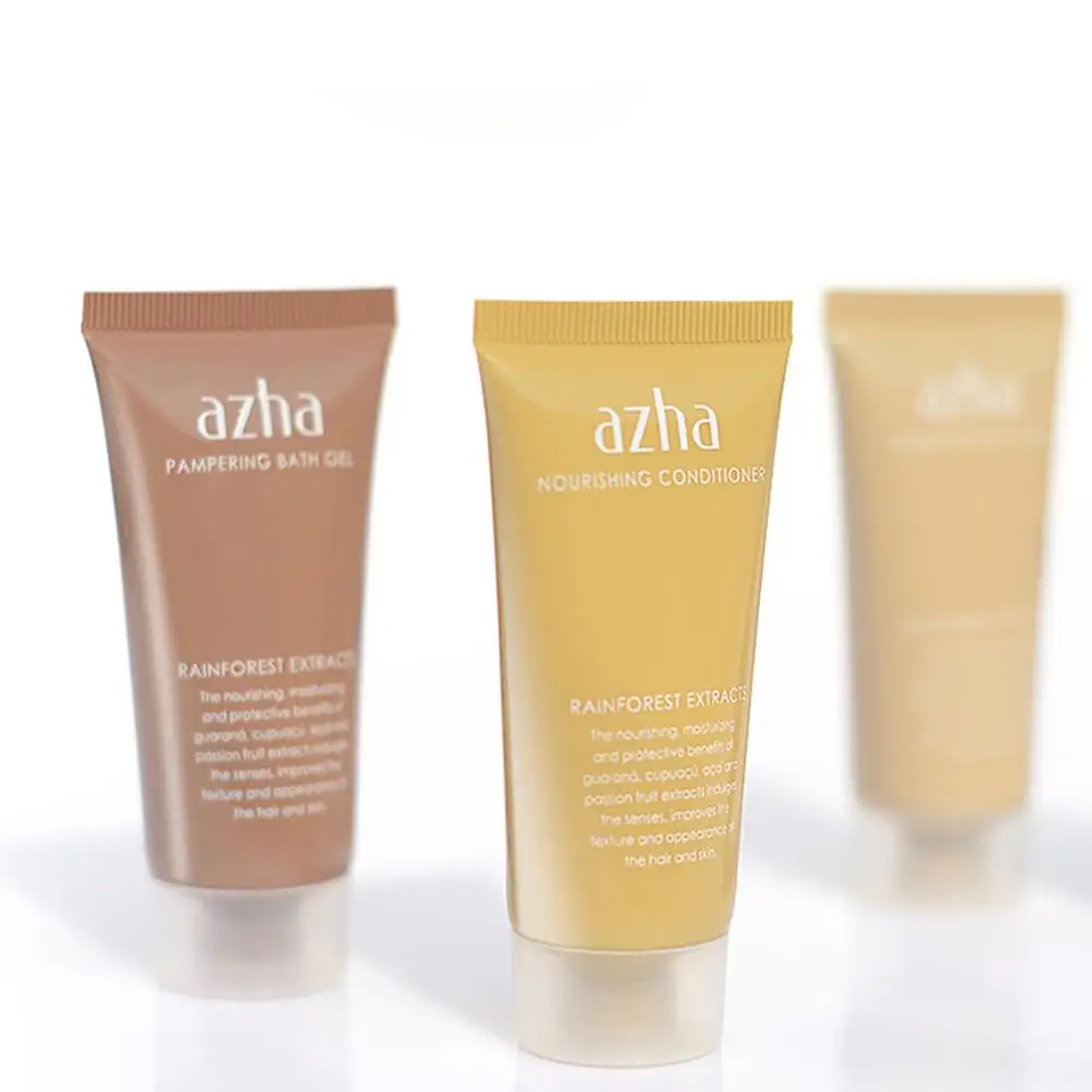 Hot sale cosmetic squeeze tubes with hotel shampoo and conditioner