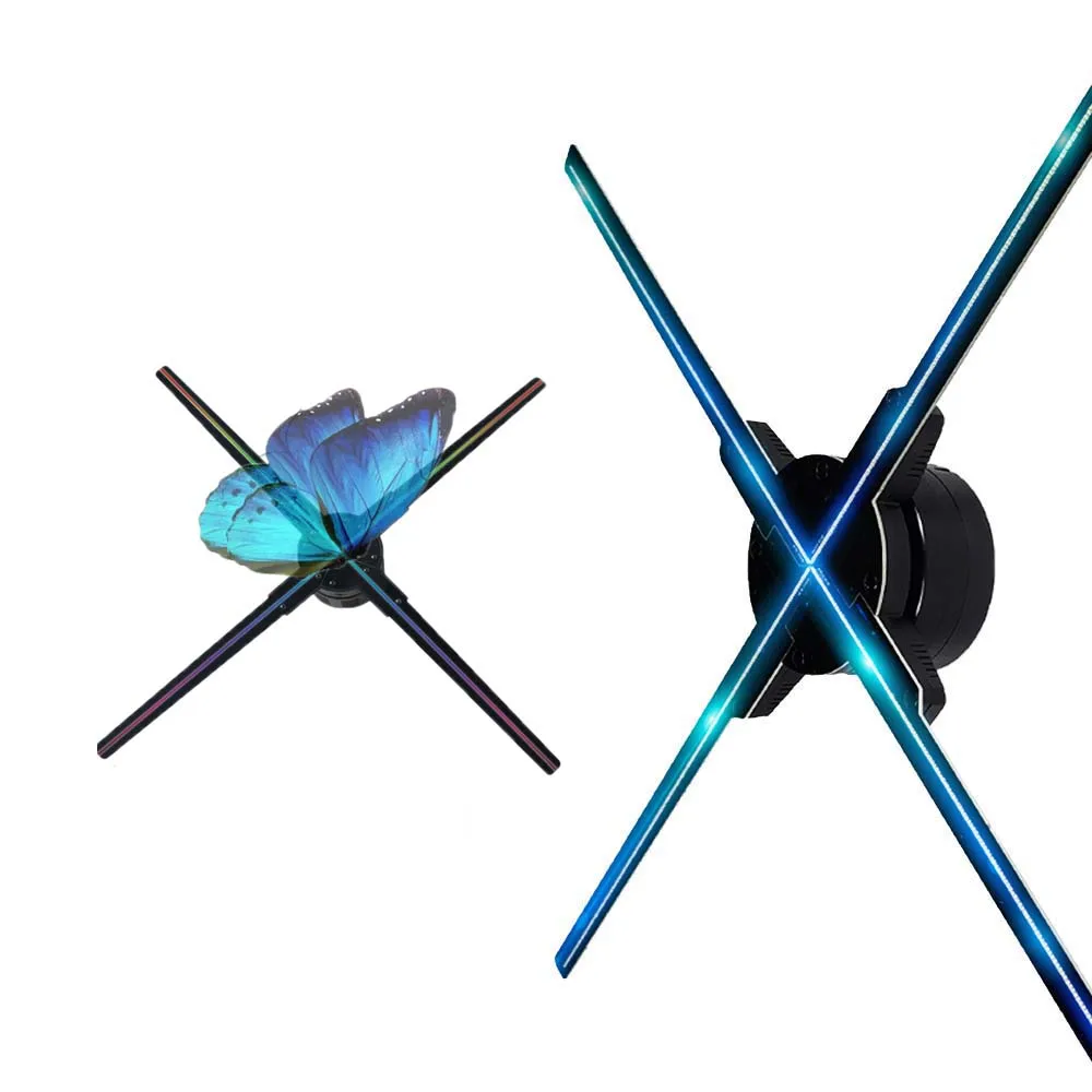 WifiApp 3D Hologram Advertising Fan 3D Led Hologram Equipment Holographic Fan 3D Led Fan For Advertising