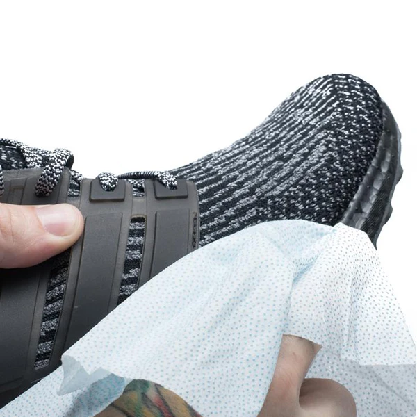 
Single pack leather shoes nonwoven spunlace fabric cleaning wet wipes / tissue epa approval 