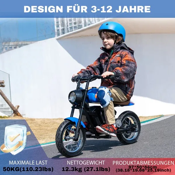 Latest Arrival 2024 EU European Warehouse Bike EV08M Electric Two Wheels Kid Motorcycle Drop Shipping 150W 14.4V 4Ah