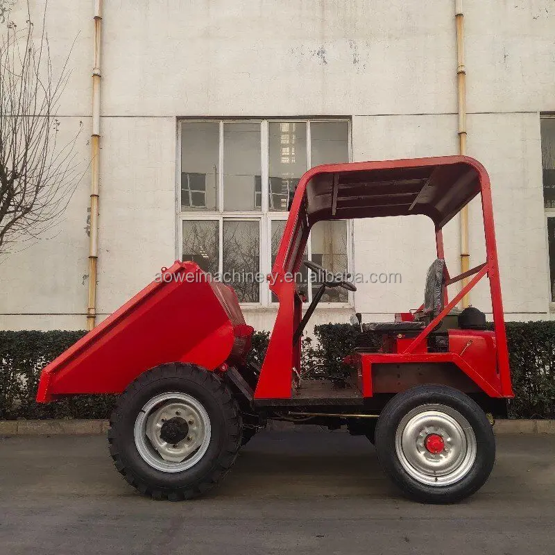 1 TON 2 TON loading weight dumper loader New condition Rough Terrain 4x4 mini dump truck 3 ton swivel dumpers