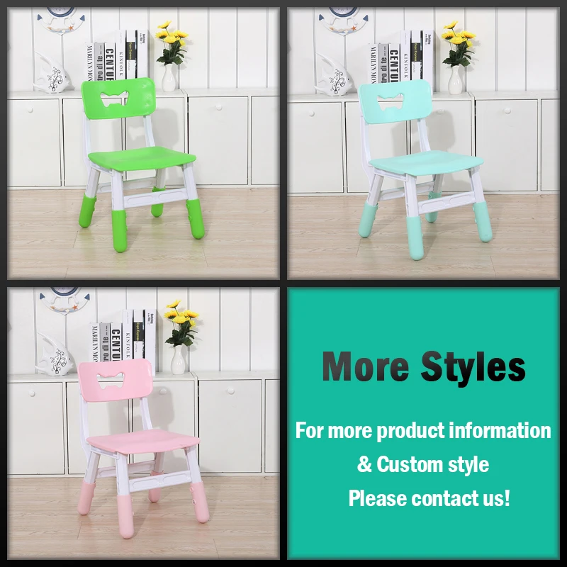 New style luxury kindergarten furniture kids plastic chairs