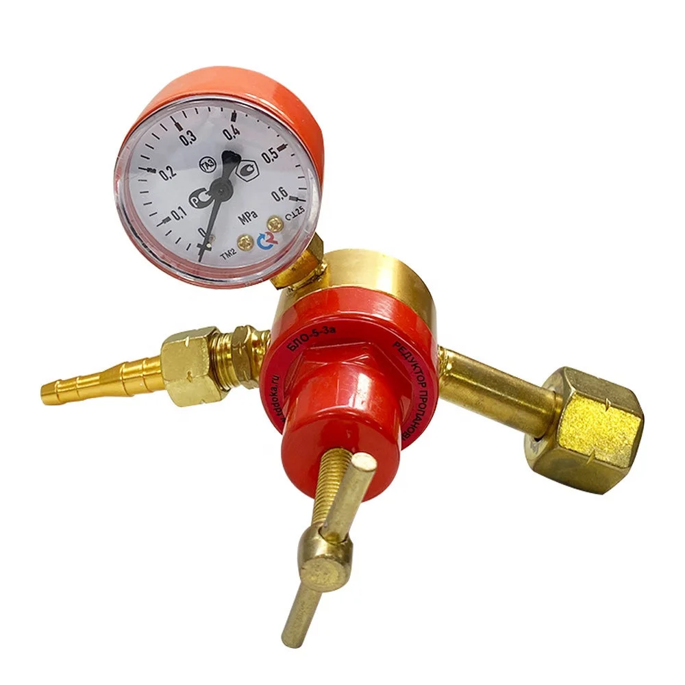 Propane/oxygen/carbon dioxide gas gauge pressure reducer small valve body Russian Kazakhstan model
