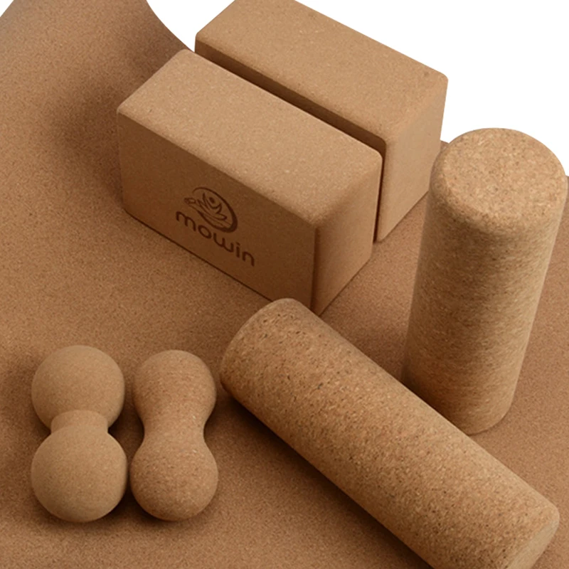 Best Selling Nice Goods Customizable Logo Solid Cork Massage Yoga ball Peanut